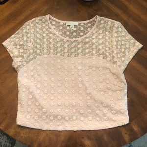 Forever 21 pink crop top